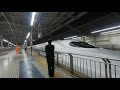 Japan HD-Female Shinkansen (bullet train) Driver change at Osaka Station- Shinkansen bullet train
