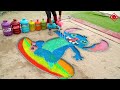 How to make Rainbow Stitch with Orbeez, Balloons of Coca Cola, Mtn Dew, Monster, Fanta and Mentos