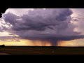 Forming Cumulonimbus supercell - heavy rain