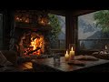 Warm Attic Space Next to the Rain Forest | Smooth Bossa Nova Jazz Music Helps Soothe the Mood