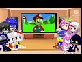 Every cameo Reacts Mario performs video game glitches
