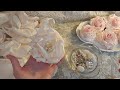 FABRIC ROSE Tutorial Dt project for @craftymeshop9346#shabbychicstyle #tutorial#diy#diycrafts#howto