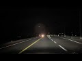 Highway ASMR Drive | Driving at night through the series of tunnels, 고속도로 주행 | 4K