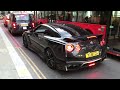 Nissan GT-R Nismo EXHAUST FIRE, FLAMES, SOUND & ACCELERATIONS 2022 | Car Spotting London Supercars