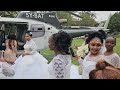 Fortune Mwikali’s Wedding. Landing in a helicopter.. See full video