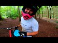 SHREDDING Rogate's SAVAGE downhill MTB trails. DMR & Main line CRASH!!