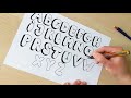 How To Draw Bubble Letters (EASY) - Step By Step Tutorial