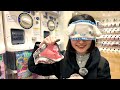 BUYING EVERY GACHA TOY I TOUCH *blindfolded* ... again lol