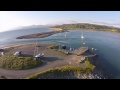 Shell island Wales flying Camera DJI Vision Plus