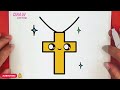 HOW TO DRAW A CUTE CROSS,STEP BY STEP, DRAW Cute things