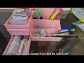 Organizing my small stationary collection 💗 stationary organizing।। stationery haul ।।📍