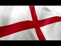 HD England National Flag Waving Animation (St George's Cross Flag) | 3 Hours Loop 🏴󠁧󠁢󠁥󠁮󠁧󠁿