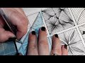 6 Wzorów Technika Zentangle | 6 Zentangle Patterns |6 Doodle Patterns | DIY