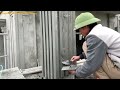 Skills And Ideas For Creative Concrete Column Construction - Using Sand Cement - Round Plastic Pipes