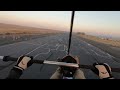 WSC Trike takeoff & landing at Connell