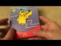 McDonald's Happy Meal Pokémon 25th Anniversary TCG Cards Toys Unboxing! - 2021 Canada Edition!