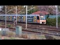 Sydney Trains B-Set Waratahs local and express services curve around Bardwell Park Station