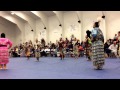 Rocky Boy winter powwow 2016 women's Jingle, Sat. Night side step