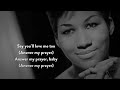 Aretha Franklin - I Say A Little Prayer (Official Lyric Video)