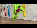10 min Aerial Yoga Tutorial - Flying Squirrel & Butterfly | Flips & Tricks Class | CamiyogAIR