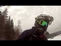 First Snowmobile Ride Ends VERY BADLY (Arctic Cat ZR 800)