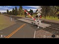 Testing Some Payware TRC Railroad Crossings From Reggies Trainz On My Trainz CSX Route TRS2019