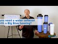 What are Big Blue Water Filter Housings and How Do They Work?