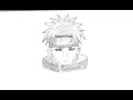 Drawing Pain from Naruto | Naruto |Anime drawing easy| I suck at drawing