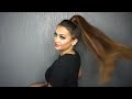 How to wear PONYTAIL extensions - Lockstress Hair