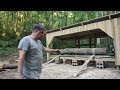 How I use a Harbor Freight winch to load logs into my sawmill - S1E009