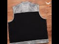 @Leatherick Custom Crocodile Textured Leather Vest - Ultimate Biker Style! #custom #leatherclothing