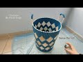 Make This Multipurpose Basket For Clothes Or Toys - Making a Basket from Waste Paper