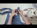 DIY Upcycling Jeans/청바지 리폼/원피스/Apron/청치마/Denim Dress/Reform Old Clothes/앞치마/옷만들기/skirt/Refashion