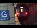 A Bustling Late Morning at Grove Street station with PATH Trains! 6/14/24