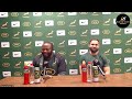 Ox Nche and Cobus Reinach discuss controversial law changes | Springboks Press Conference