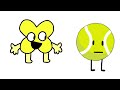 Tennis Ball encounters a faceless clone of himself [animated] [flipaclip]