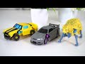 Transformers Rise of the Beasts Flex Changers are so Cool! 1 Step Changers Bee, Cheetor Nightbird