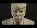 One Day Sculpt: Donald Trump's Mugshot - Timelapse