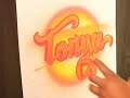 Learn How To Airbrush Bubble Lettering By Airbrush Assassin