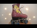 How I Painted My Vintage Leather Roller Skates