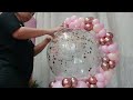 Easy Way To Make a Balloon Hug | Bobo Balloon with Arch on the Side