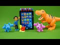 LOTS of Blues Clues and You Toys!! LeapFrog Handy Dandy Notebook Mail Time Steve Joe Josh Toy Video!