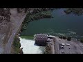 Flyover: Downtown Spokane River + Nine Mile Falls - Spokane County, Washington 4K