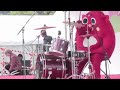 Overqualified drummer at kid's concert in Japan