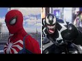 Spider-Man vs Venom - Physics and Details Comparison | Marvel's Spider-Man 2