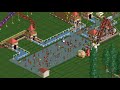 disobeying social distancing in Roller Coaster Tycoon