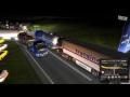 ETS 2 Multiplayer - Traffic Jam, Crashes, Fails and Funny Moments #9