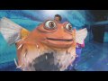 Brad Garrett visit the cast of Finding Nemo at Walt Disney World