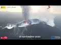 Recopilatorio diario visual del volcán de la erupción de Cumbre Vieja, La Palma IGME