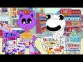Convenience Store ORANGE Food MUKBANG with ALICE | Fundamental Paper Education Animation | ASMR